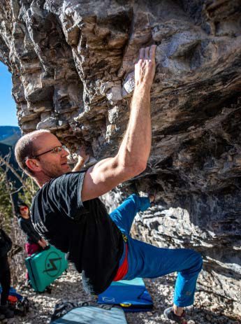 White Buddha bouldering